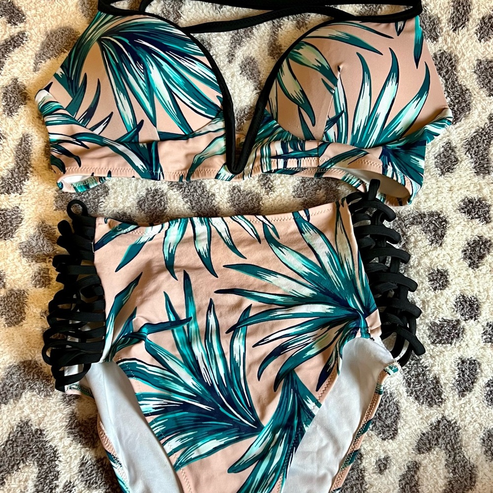 High waist VS PINK bathing suit
